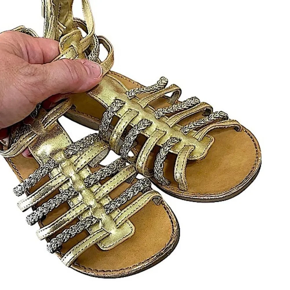 Harper Canyon Tia Gold Strappy Sandals Little Girls 3
